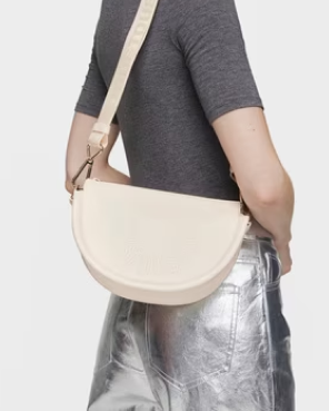 Medium beige crossbody bag